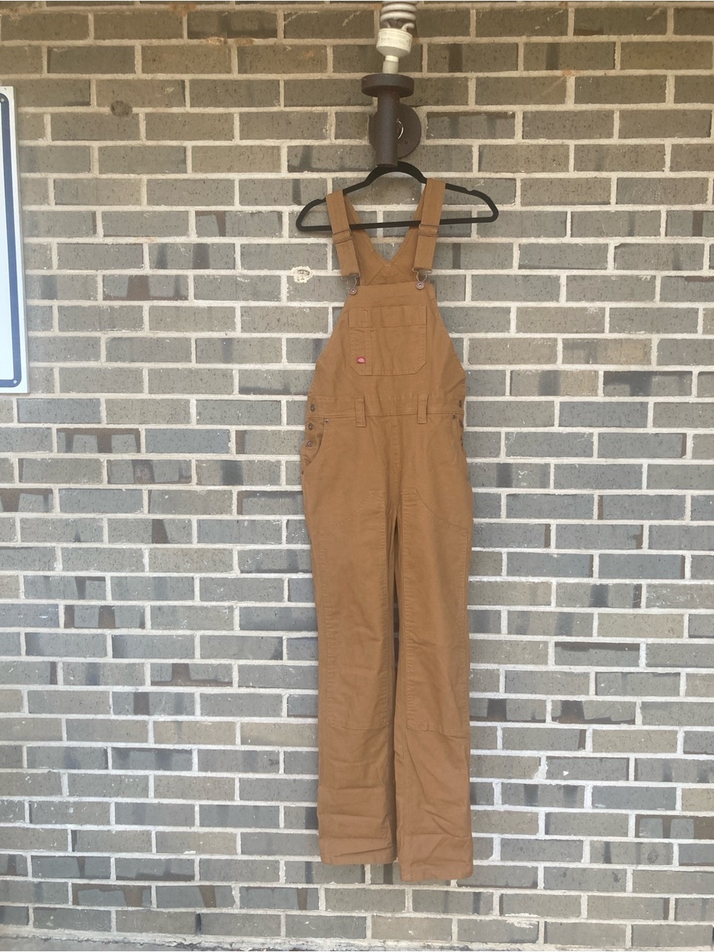 Dickies Women's Brown Carpenter Overalls